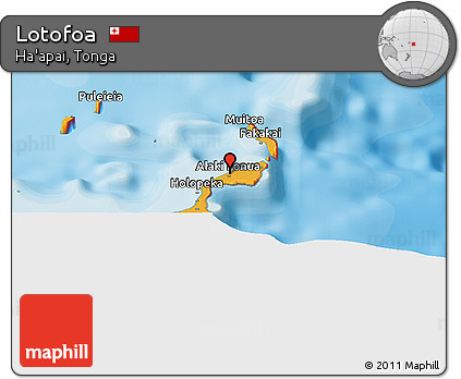 Political Panoramic Map of Lotofoa