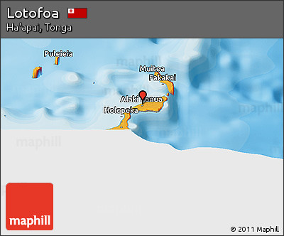 Political Panoramic Map of Lotofoa