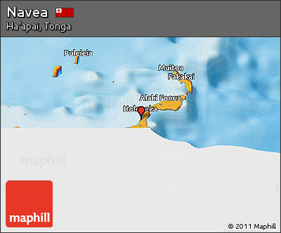 Political Panoramic Map of Navea