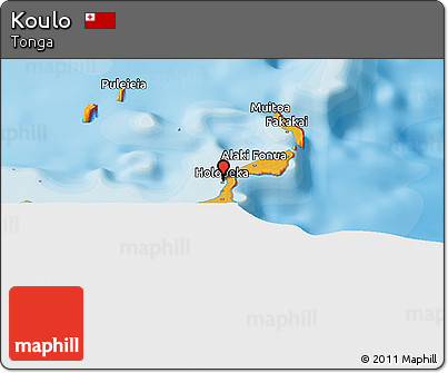 Political Panoramic Map of Koulo