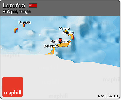 Political Panoramic Map of Lotofoa