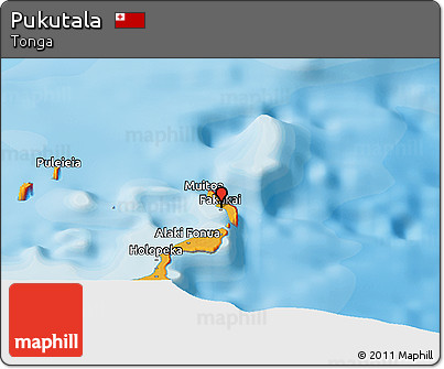 Political Panoramic Map of Pukutala