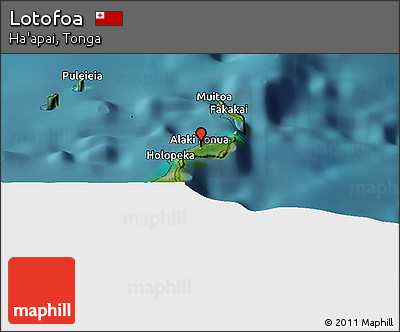 Satellite Panoramic Map of Lotofoa