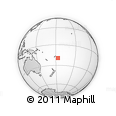 Outline Map of the Area around 19° 32' 24" S, 176° 43' 29" W, rectangular outline