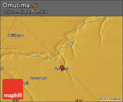 Physical Map of Omutima