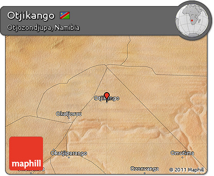 Satellite Map of Otjikango