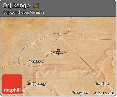 Satellite Map of Otjikango
