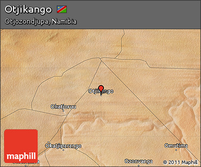 Satellite Map of Otjikango