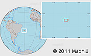 Gray Location Map of the area around 19° 32' 24" S, 31° 22' 30" W