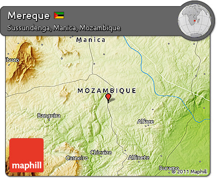 Physical 3D Map of Mereque