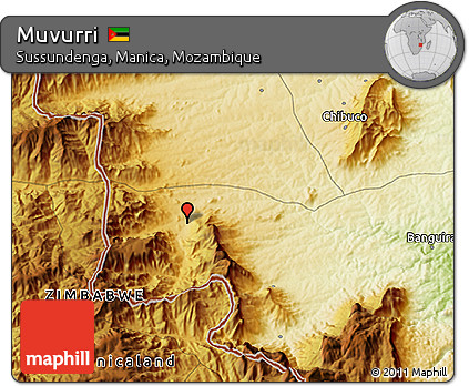 Physical 3D Map of Muvurri