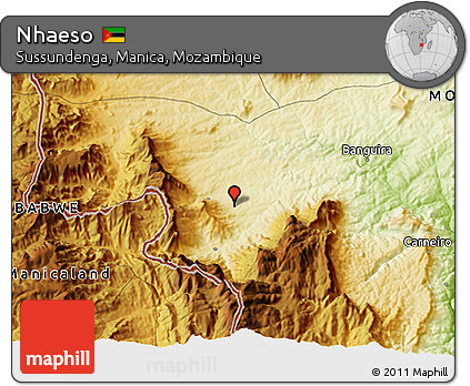 Physical 3D Map of Nhaeso