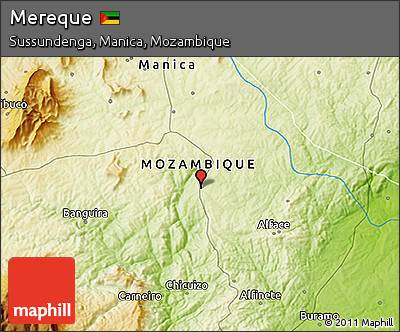 Physical 3D Map of Mereque