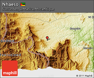 Physical 3D Map of Nhaeso