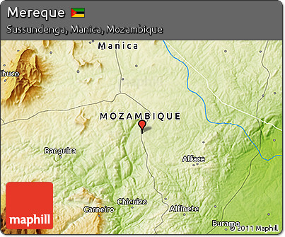 Physical 3D Map of Mereque