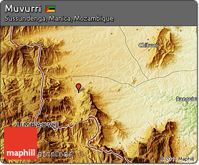 Physical 3D Map of Muvurri