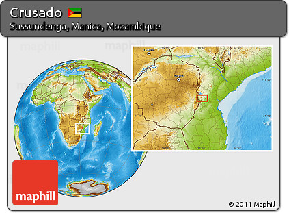 Physical Location Map of Crusado