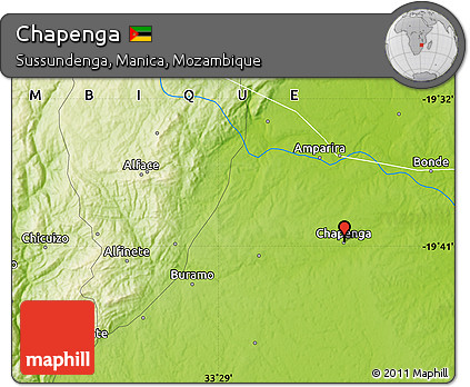 Physical Map of Chapenga