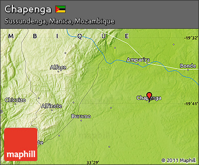 Physical Map of Chapenga