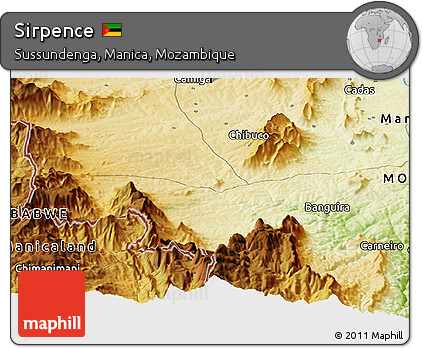 Physical Panoramic Map of Sirpence