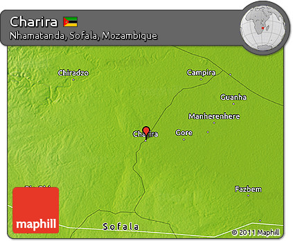 Physical 3D Map of Charira