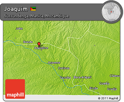 Physical 3D Map of Joaquim