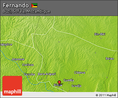 Physical 3D Map of Fernando