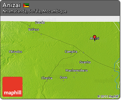 Physical 3D Map of Anizai