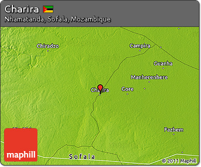 Physical 3D Map of Charira