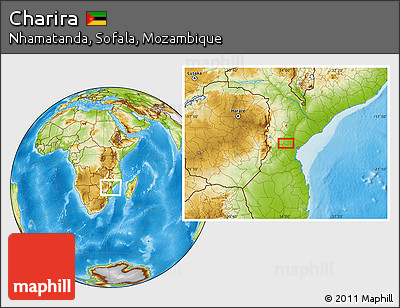 Physical Location Map of Charira