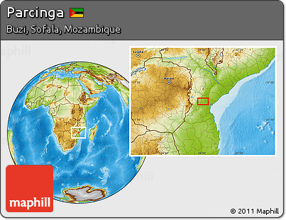Physical Location Map of Parcinga