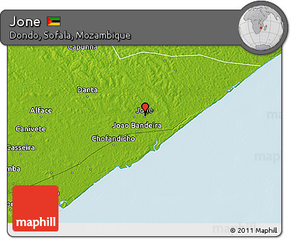 Physical 3D Map of Jone