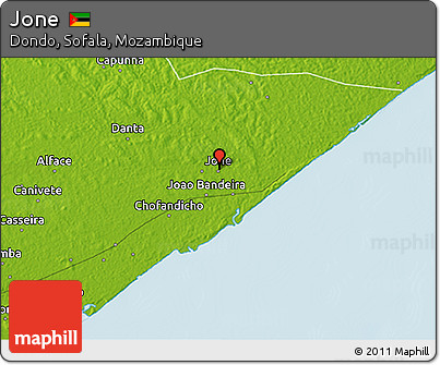 Physical 3D Map of Jone