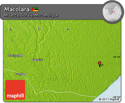 Physical Map of Macolara