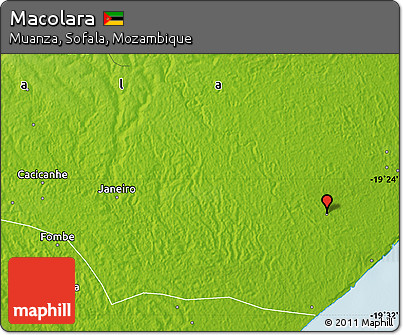 Physical Map of Macolara