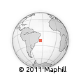 Outline Map of the Area around 19° 32' 24" S, 35° 37' 30" W, rectangular outline