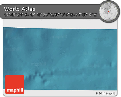 Satellite 3D Map of the Area around 19° 32' 24" S, 37° 28' 30" E