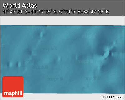 Satellite 3D Map of the Area around 19° 32' 24" S, 38° 19' 30" E