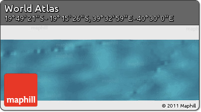 Satellite Panoramic Map of the Area around 19° 32' 24" S, 40° 1' 29" E