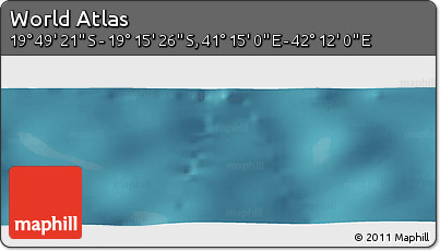 Satellite Panoramic Map of the Area around 19° 32' 24" S, 41° 43' 30" E
