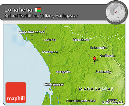 Physical 3D Map of Lonahena