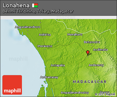Physical 3D Map of Lonahena