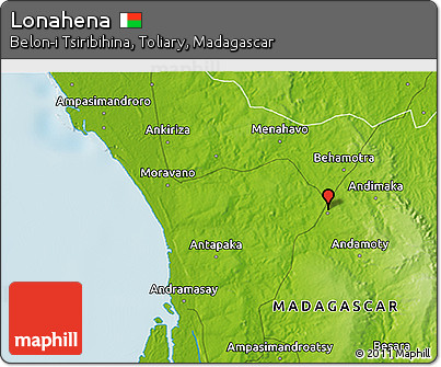 Physical 3D Map of Lonahena