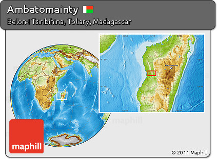 Physical Location Map of Ambatomainty