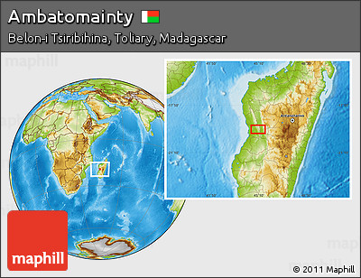 Physical Location Map of Ambatomainty