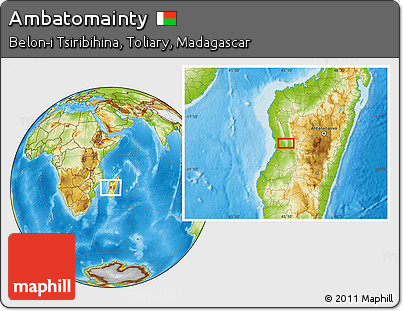 Physical Location Map of Ambatomainty