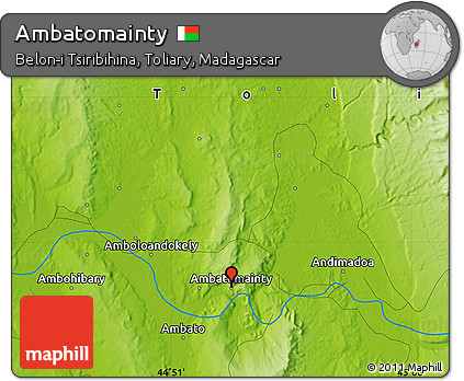 Physical Map of Ambatomainty