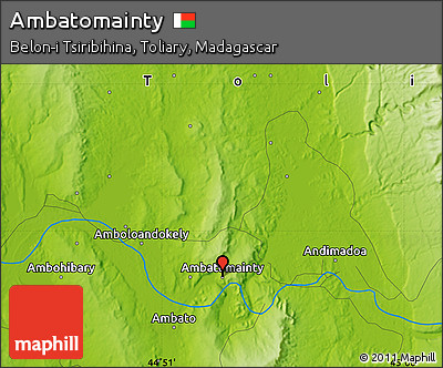 Physical Map of Ambatomainty