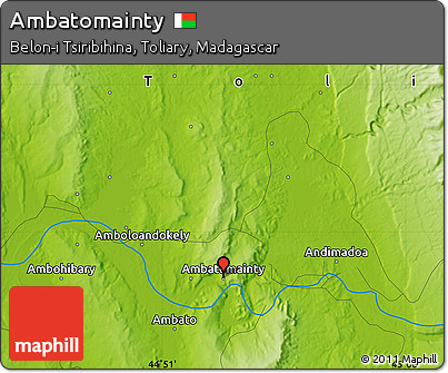 Physical Map of Ambatomainty