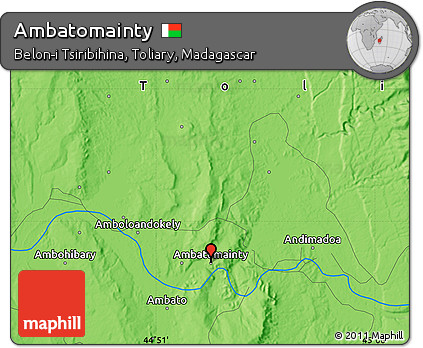 Political Map of Ambatomainty